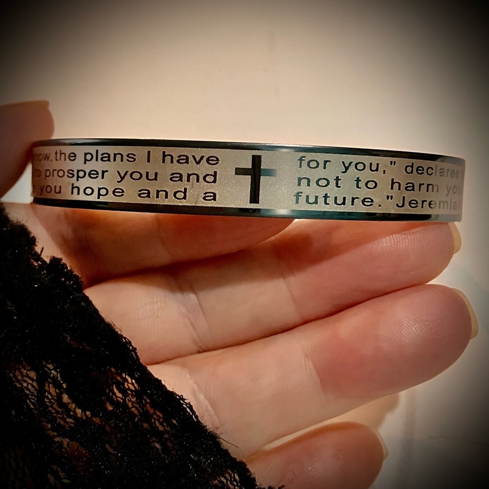 SCRIPTURE CUFF BRACELET - Picture 4 of 9